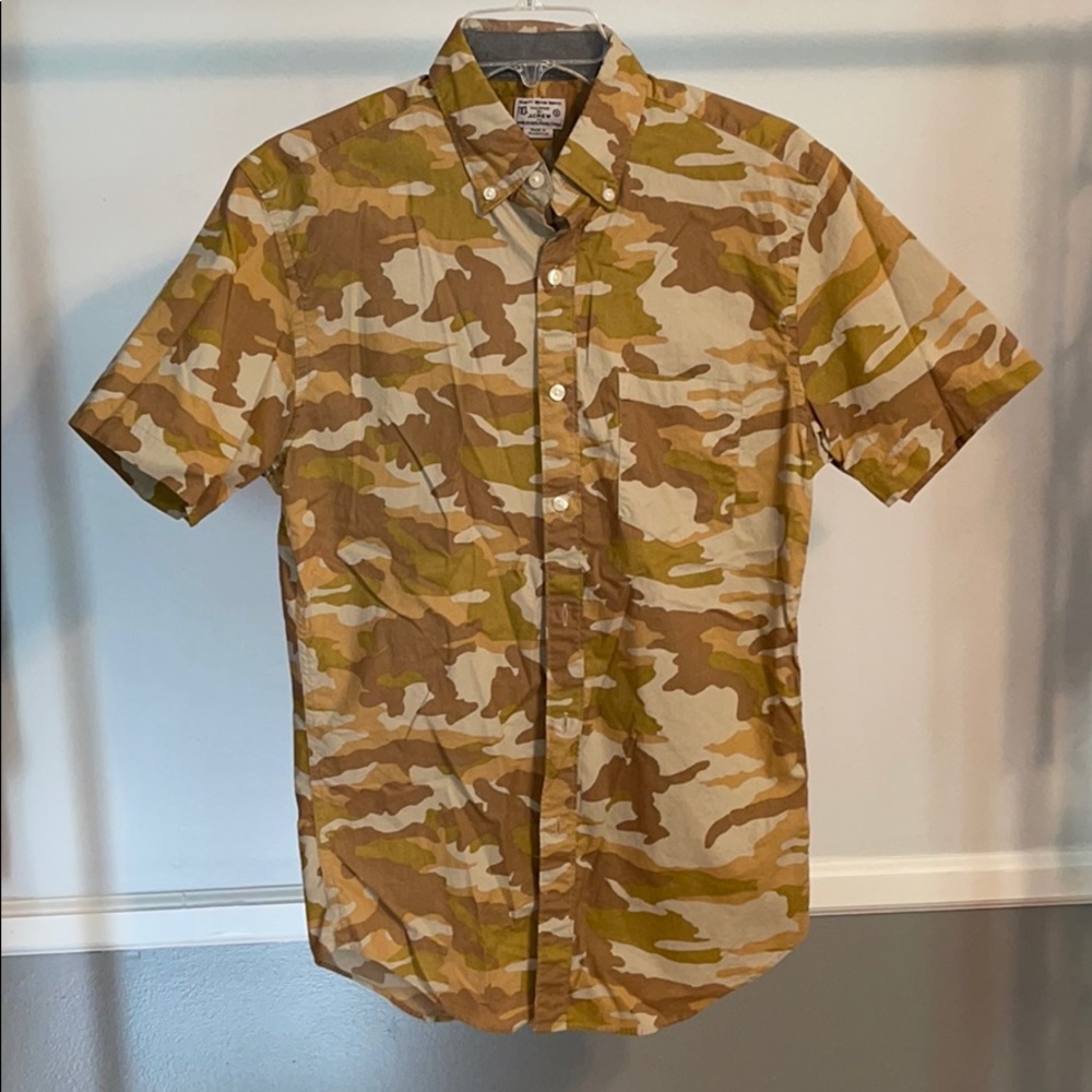 J. Crew Men’s Camo Button Down